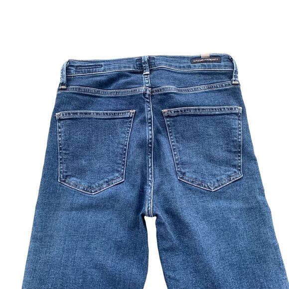Citizens of Humanity High Rise Skinny Rocket Ankle Jeans Dark Wash Size 25 48346 - Picture 15 of 16